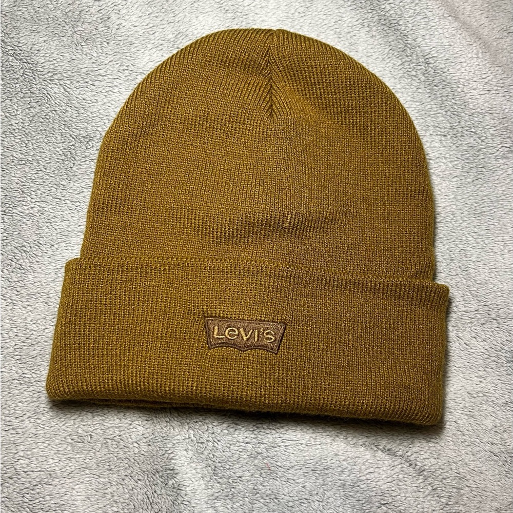Levi's Tan Knit Beanie